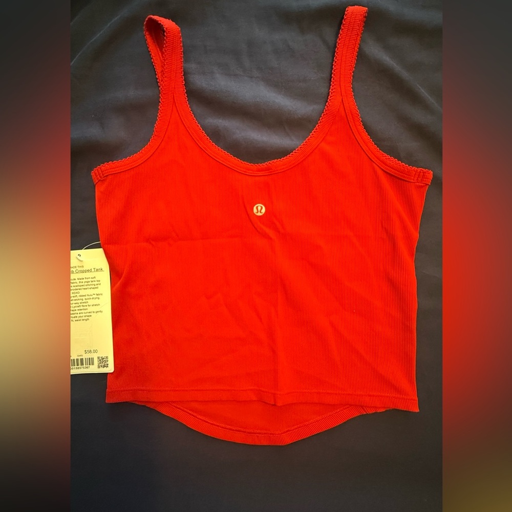 lululemon athletica Red Women's Tank Top